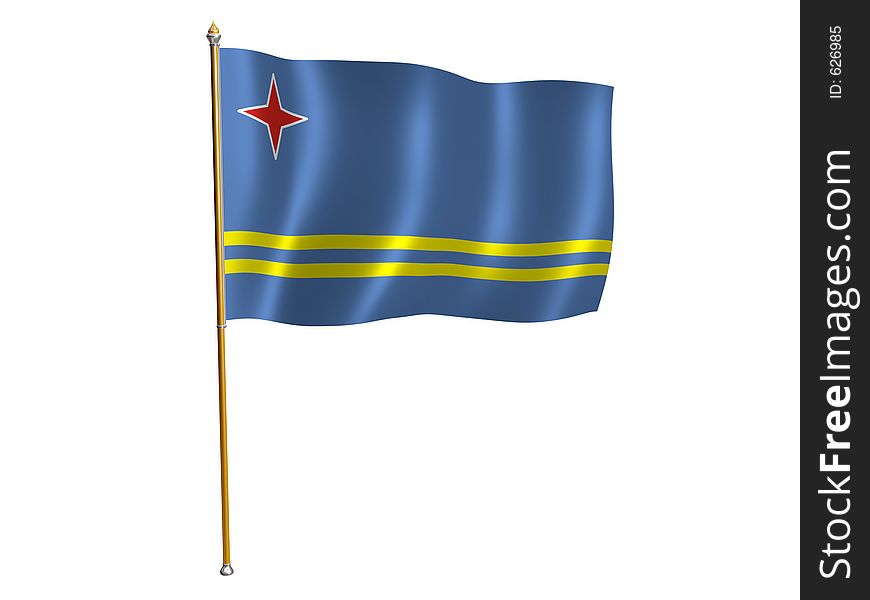 Aruba Silk Flag