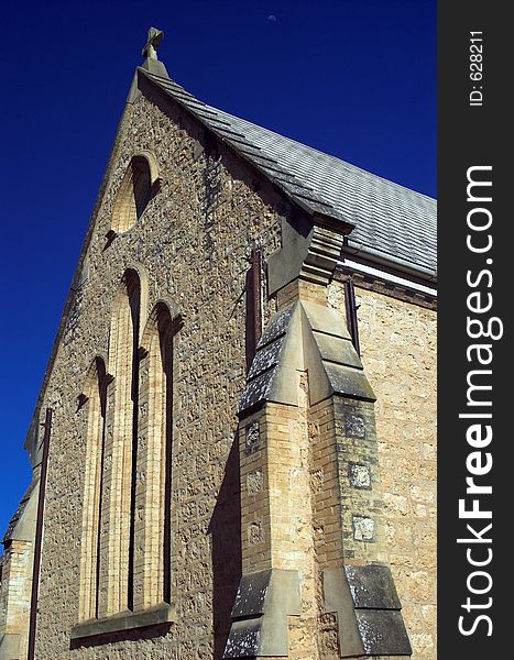 The historic Anglican church at Moonta, South Australia. The historic Anglican church at Moonta, South Australia.