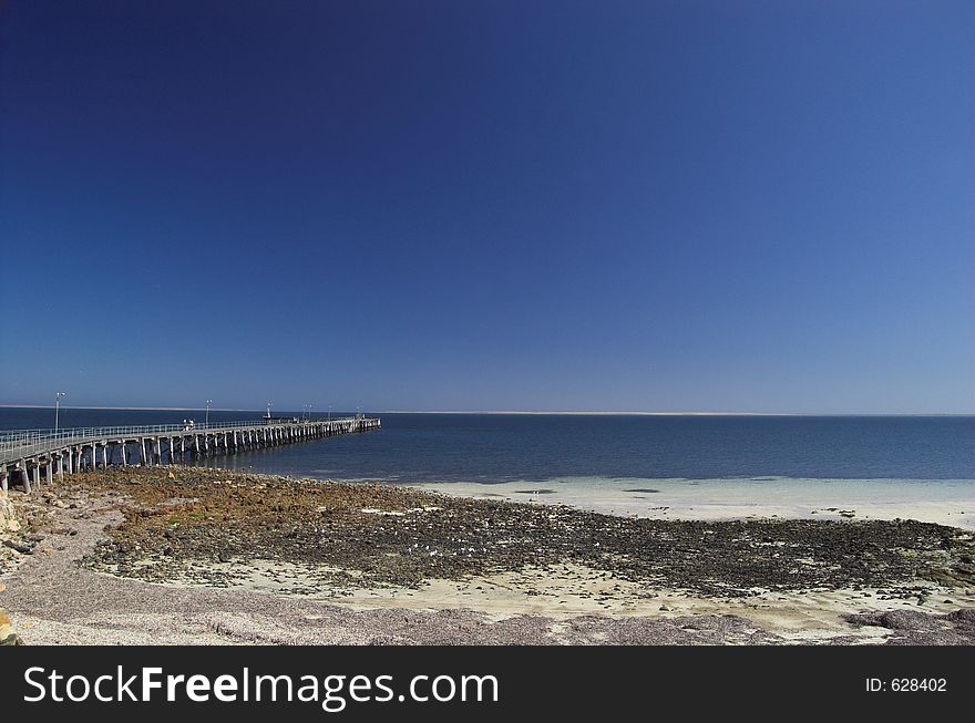 The Port Victoria jetty. The Port Victoria jetty.