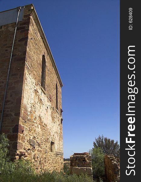 The ruins of the Richman's Engine Plant, Moonta Mines. Was used for extraction of copper ore in the 19th century. The ruins of the Richman's Engine Plant, Moonta Mines. Was used for extraction of copper ore in the 19th century.