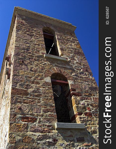 The large disused building that was Richman's engine house at Moonta Mines, South Australia. The large disused building that was Richman's engine house at Moonta Mines, South Australia.