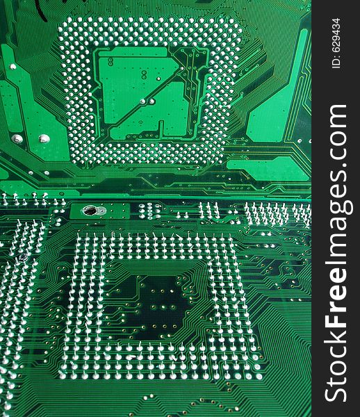 Close up of circuit boards