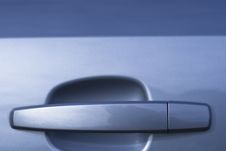 Car Handle In A Close Up Royalty Free Stock Photography Car Handle In A Close Up Royalty Free Stock Photography