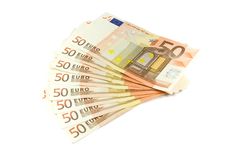 Euro Banknotes Value 50 Stock Photography Euro Banknotes Value 50 Stock Photography