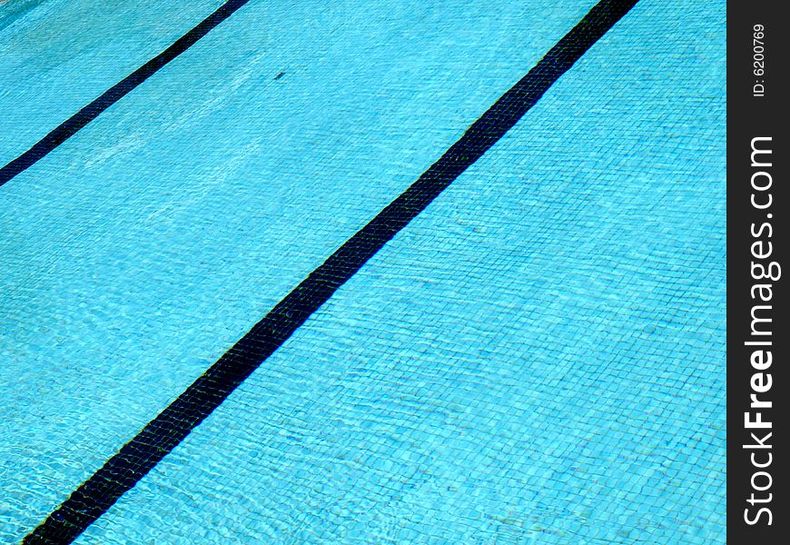 A good shot of a glimpse of a pool water