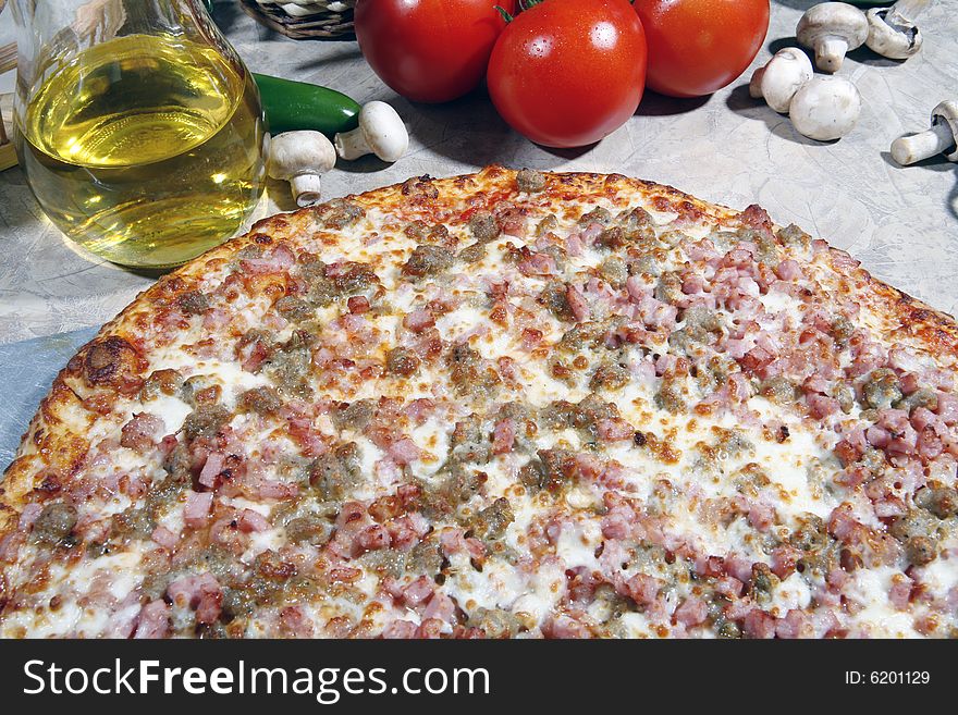 Meat  Pizza