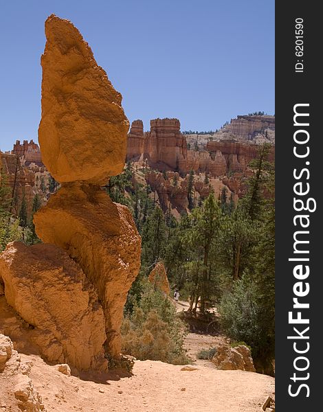 Balancing rocks at Bryce Canyon