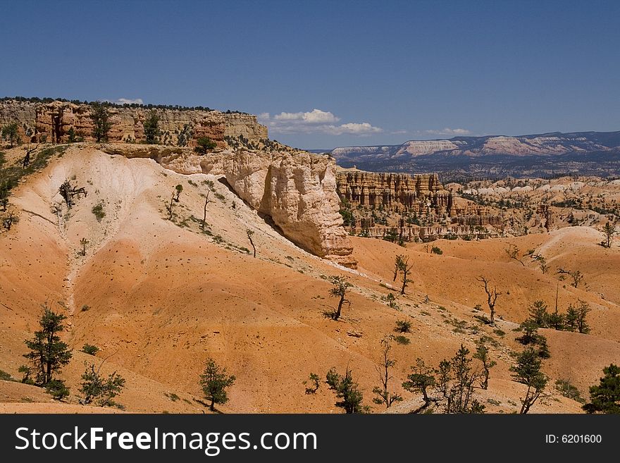 A view of Utah peninsula at Bryce Canyon
