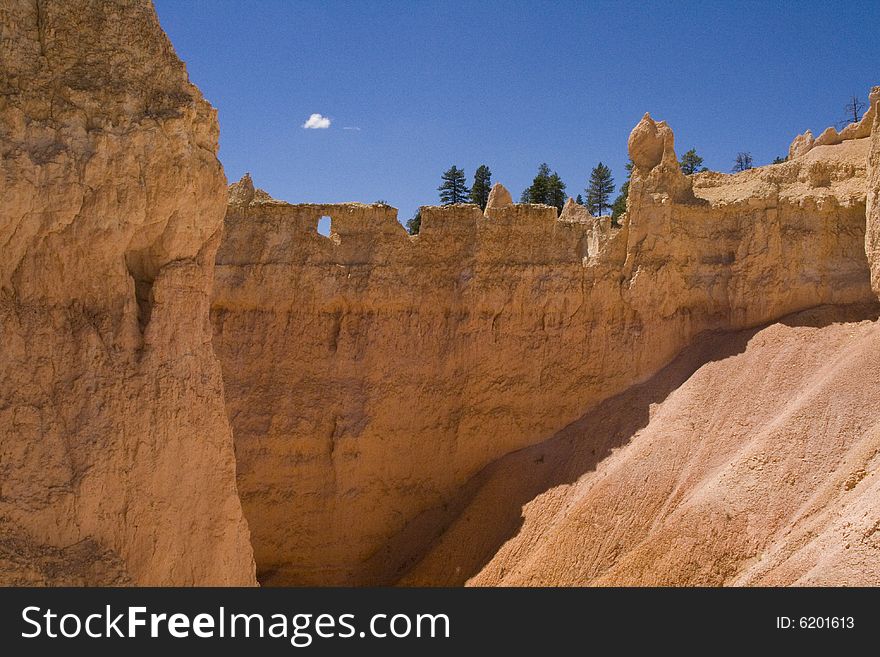 A little window in Bryce Canyon