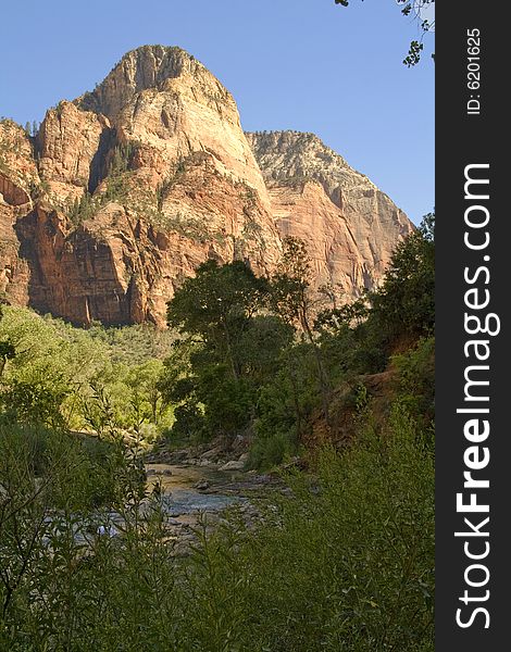 View of Utah from Kolob canyon. View of Utah from Kolob canyon