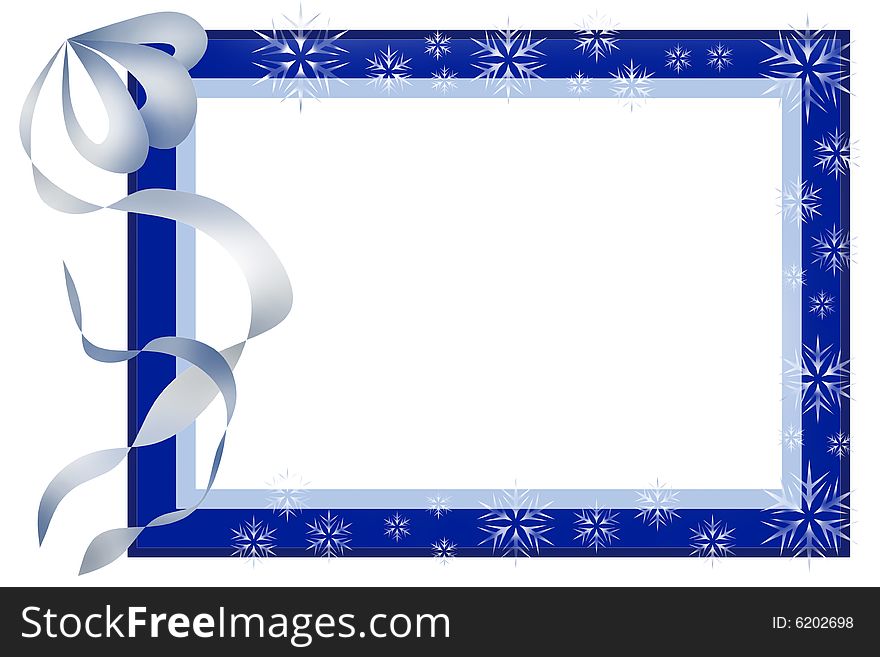 Abstract New Year background with copy space isolated over white