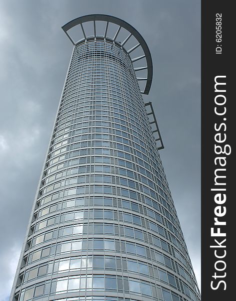 Skyscraper in the Frankfurt center, Germany. Skyscraper in the Frankfurt center, Germany