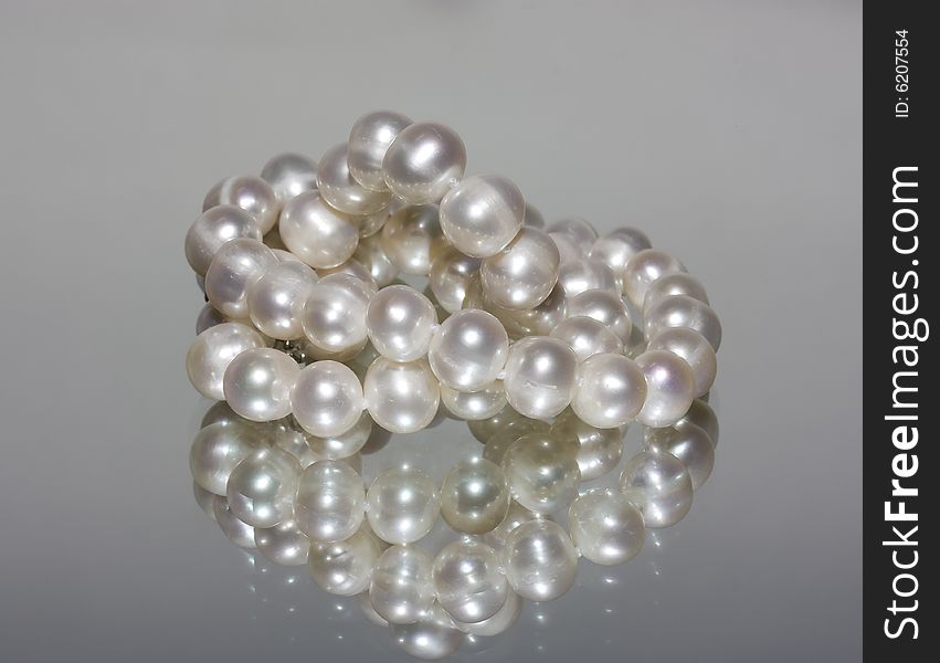 Small pile of pearl beads