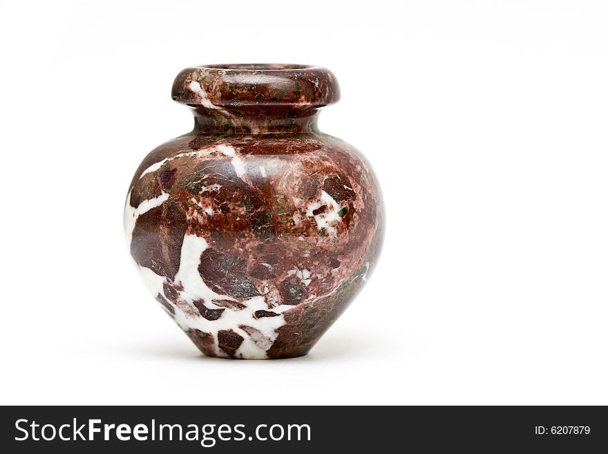 Vulcano onyx bowl on neutral background