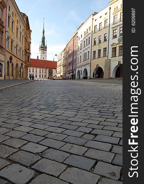 Cobblestones In Olomouc