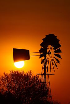 Old Windpump Stock Photo Old Windpump Stock Photo