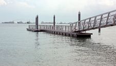 Floating Pier Royalty Free Stock Photo