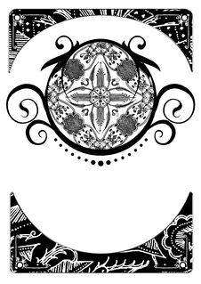 Pattern And Border Of Batik Royalty Free Stock Photo Pattern And Border Of Batik Royalty Free Stock Photo