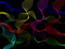 Colored Lines Royalty Free Stock Image Colored Lines Royalty Free Stock Image
