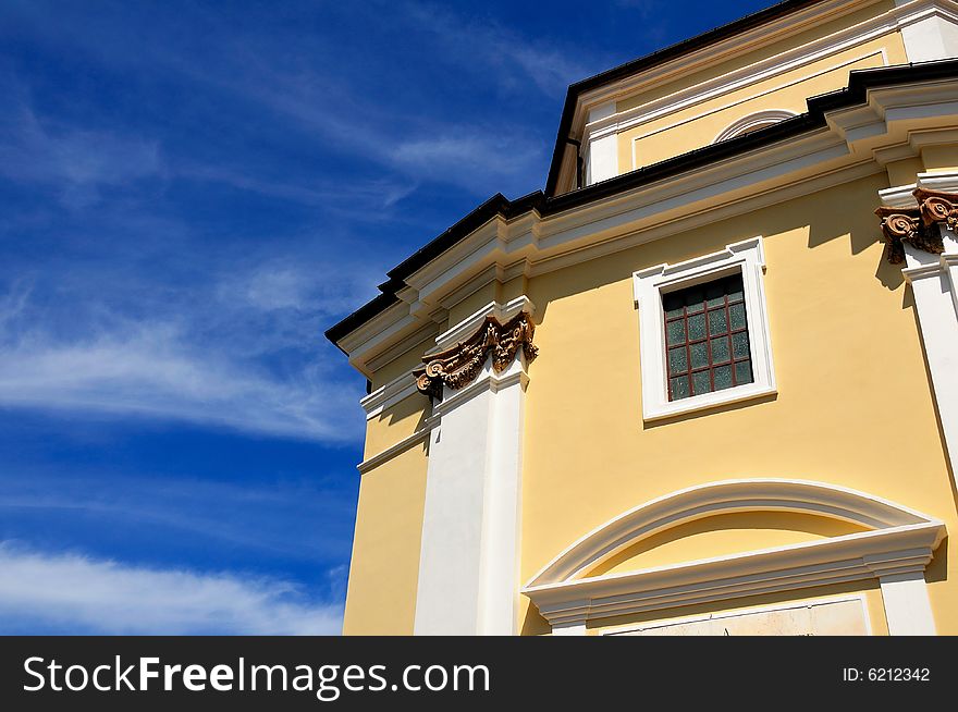 A church in an abruzzo village. A church in an abruzzo village