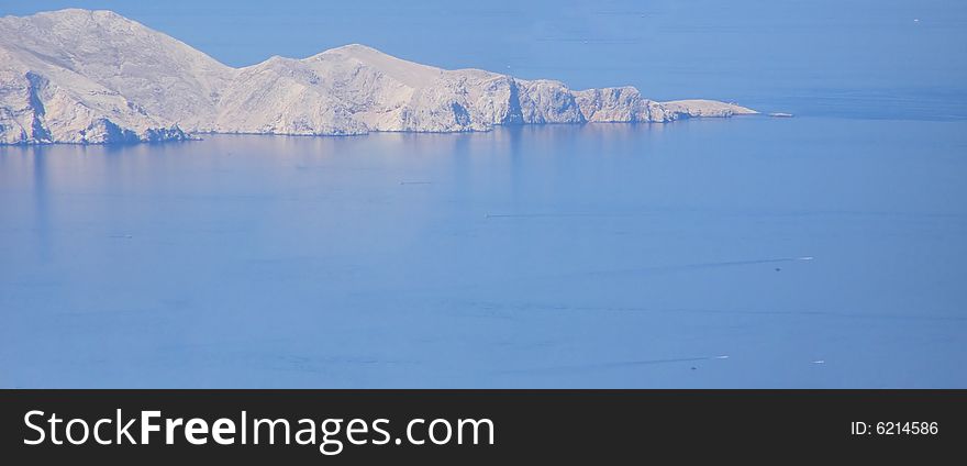 Islands and sea panorama