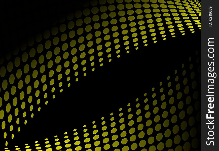 Yellow dots background-vector illustration