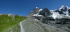 Eiger Panorama In Switzerland Royalty Free Stock Photos Eiger Panorama In Switzerland Royalty Free Stock Photos