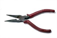 Old Nedle Nose Plier Royalty Free Stock Images Old Nedle Nose Plier Royalty Free Stock Images