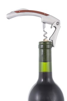 Opening Wine Stock Photography Opening Wine Stock Photography
