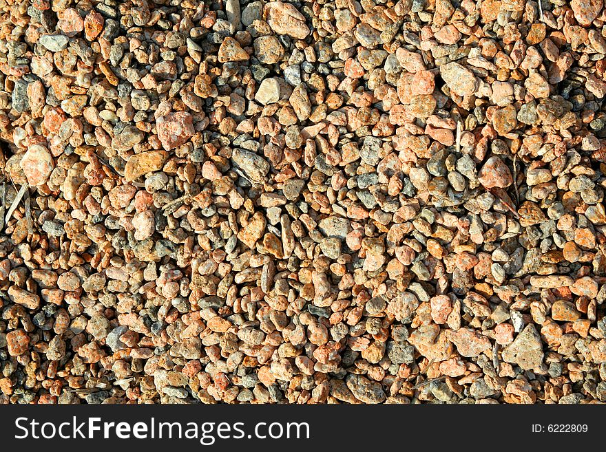 Small color sea stones background