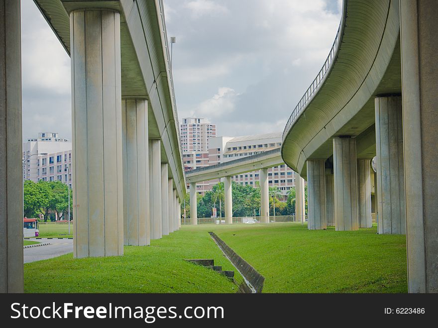 Modern railway for mass rapid transport in singapore. Modern railway for mass rapid transport in singapore