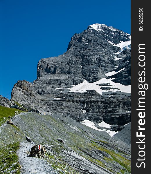 Eiger ridge in Switzerland