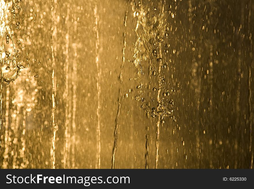 Abstract flowing water background in sunshine. Abstract flowing water background in sunshine