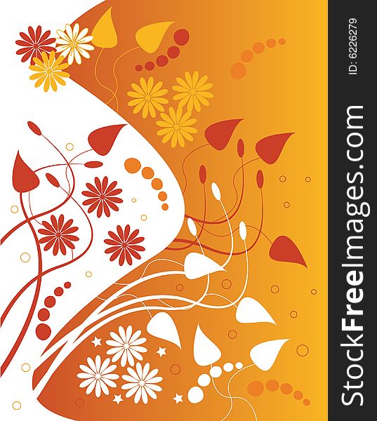 Daisies are Featured in an Abstract Illustration. Daisies are Featured in an Abstract Illustration.