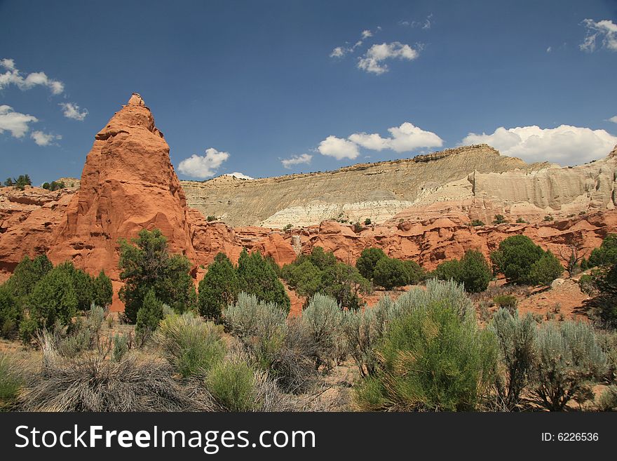 Kodachrome Basin State Park in Utah featuring sandpipes.
