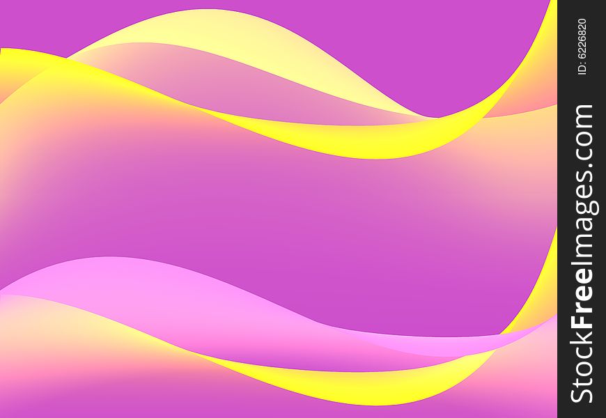 Abstract background with transparent waves