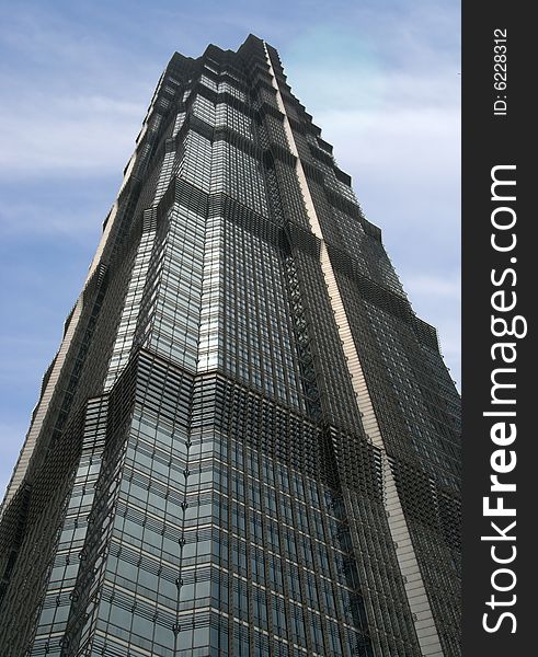 Jinmao Tower, in Shanghai, China