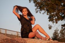 Portrait Of A Young Lady Royalty Free Stock Photos Portrait Of A Young Lady Royalty Free Stock Photos