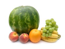 Watermelon And Fruit Royalty Free Stock Image