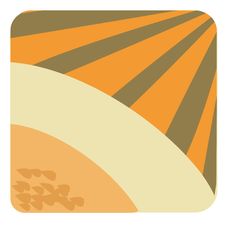 Stylized Background With Melon Royalty Free Stock Photo Stylized Background With Melon Royalty Free Stock Photo