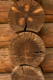 Wall Of A Hut Stock Photo