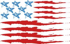 USA Flag Royalty Free Stock Photography USA Flag Royalty Free Stock Photography