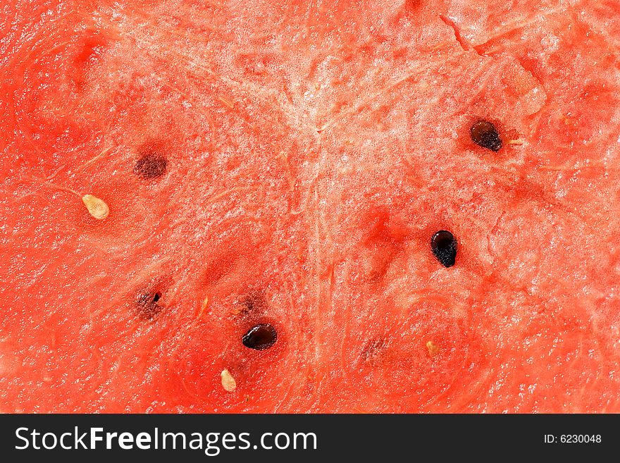 Juicy watermelon texture with seeds. Juicy watermelon texture with seeds.