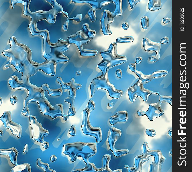 Drops seamless texture for background.