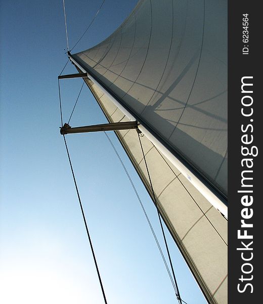 Sailboat Mast And Sail