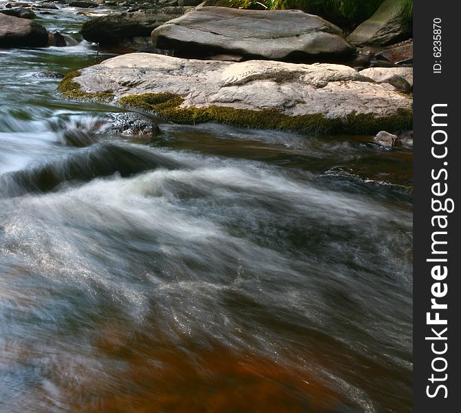 Water in the Orlice River, Bohemia. Water in the Orlice River, Bohemia.