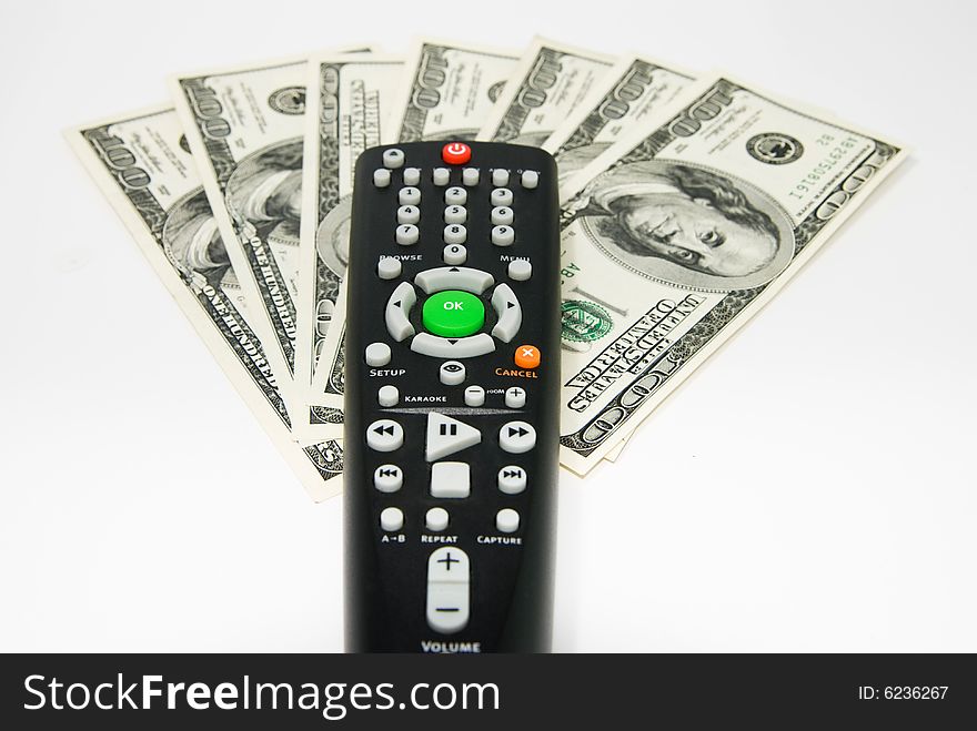 Remote control with us dollars