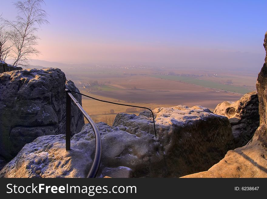 Grateful mountains in the czech republic