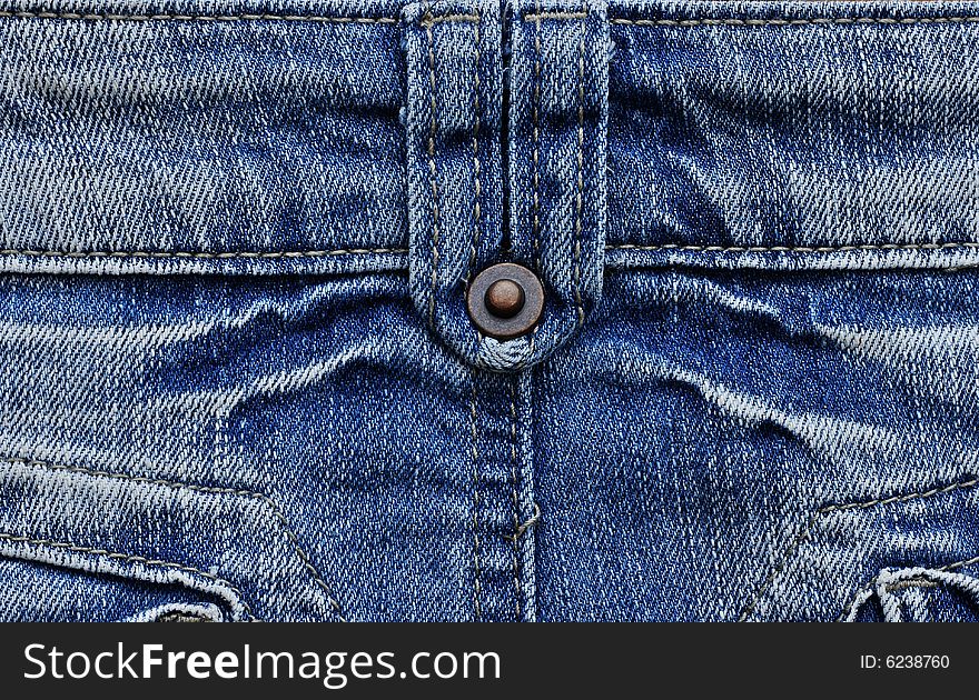 Denim jeans detail