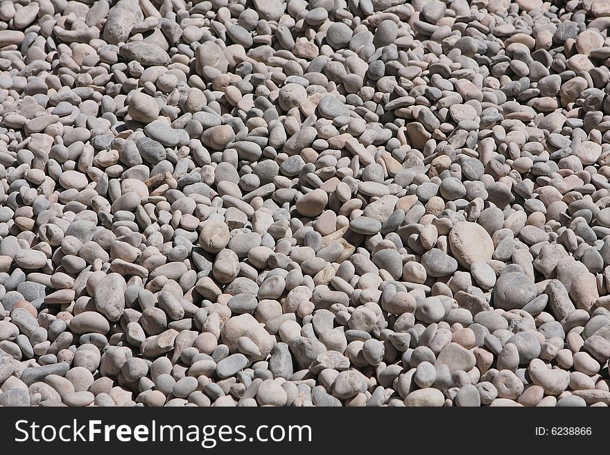 Round peeble stones